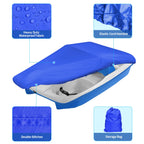 Icover Pedal Boat Cover, Fits 3 Or 5 Person Paddle Boat Water Proof Heavy Duty Boat Cover, Blue