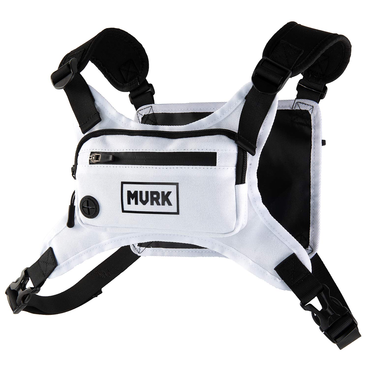 Mvrk Water Resistant Chest Pack - Lightweight Running Pack For Workouts, Running Phone Holder With Extra Storage, Minimalist Run