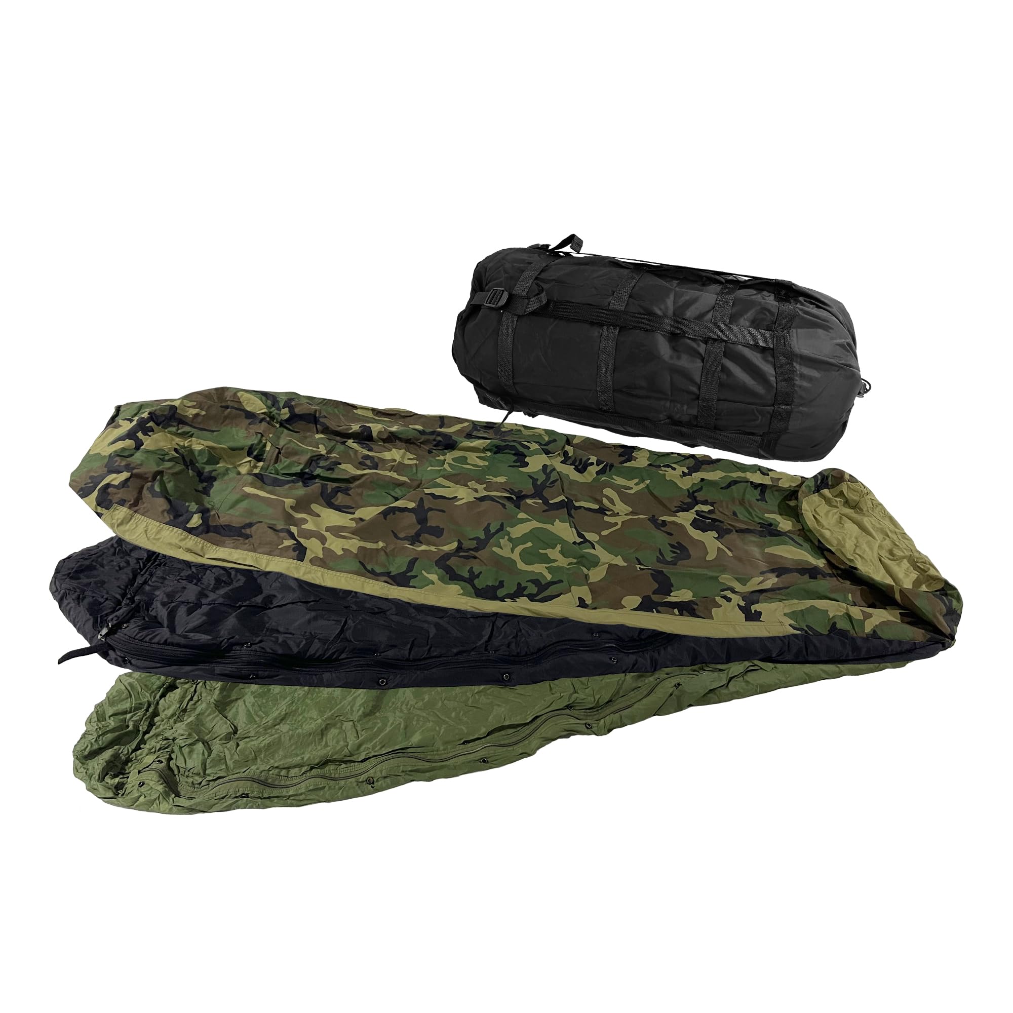 Military Modular Sleep System 4 Piece With Goretex Bivy Cover And Carry Sack