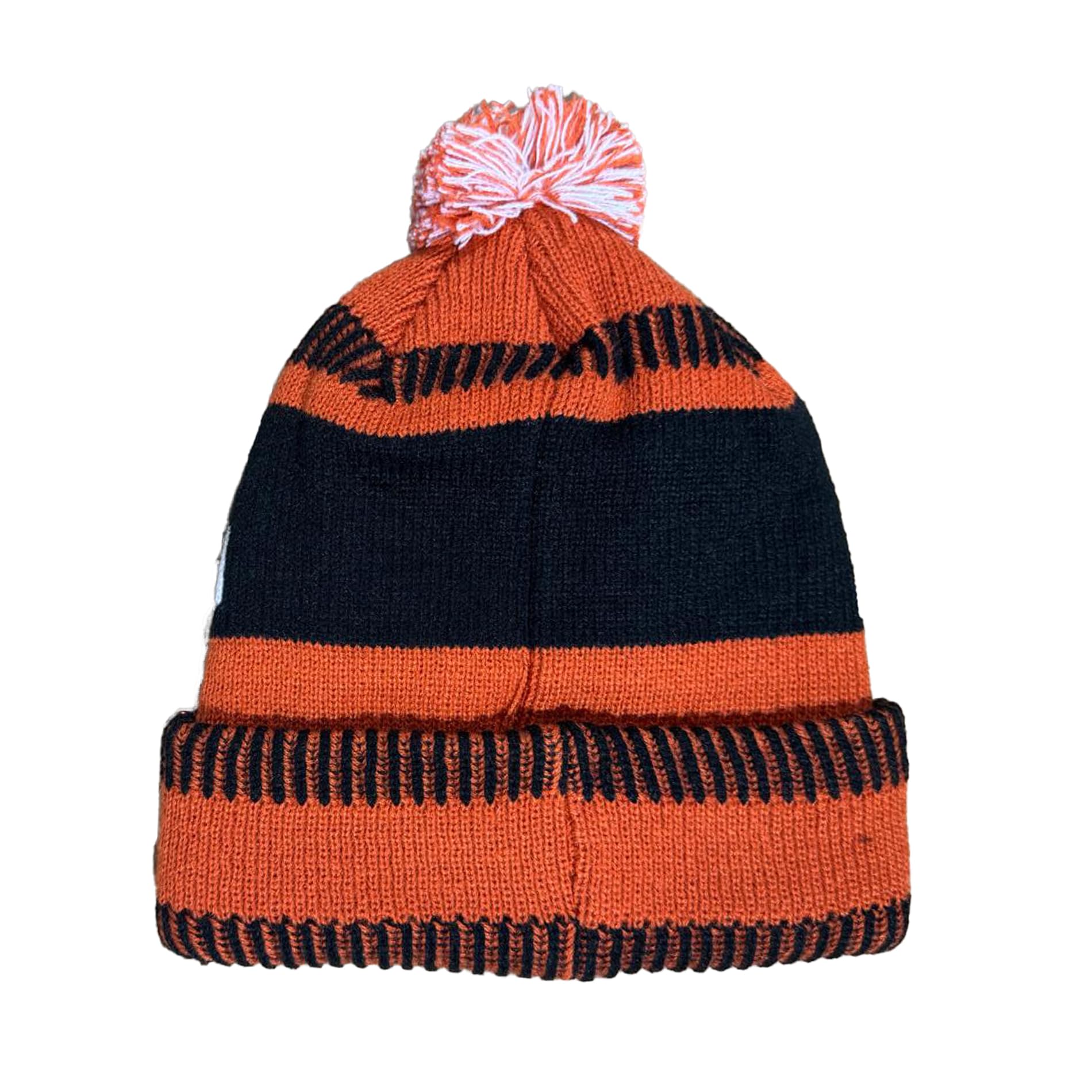 Outerstuff Nhl Kids Youth 8-20 One Size Team Color Primary Logo Sports Tech Knit Cold Weather Hockey Pom Beanie Hat - Philadelph