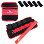Fragraim Adjustable Ankle Weights 1-10 Lbs Pair With Removable Weight For Jogging, Gymnastics, Aerobics, Physical Therapy, Resis