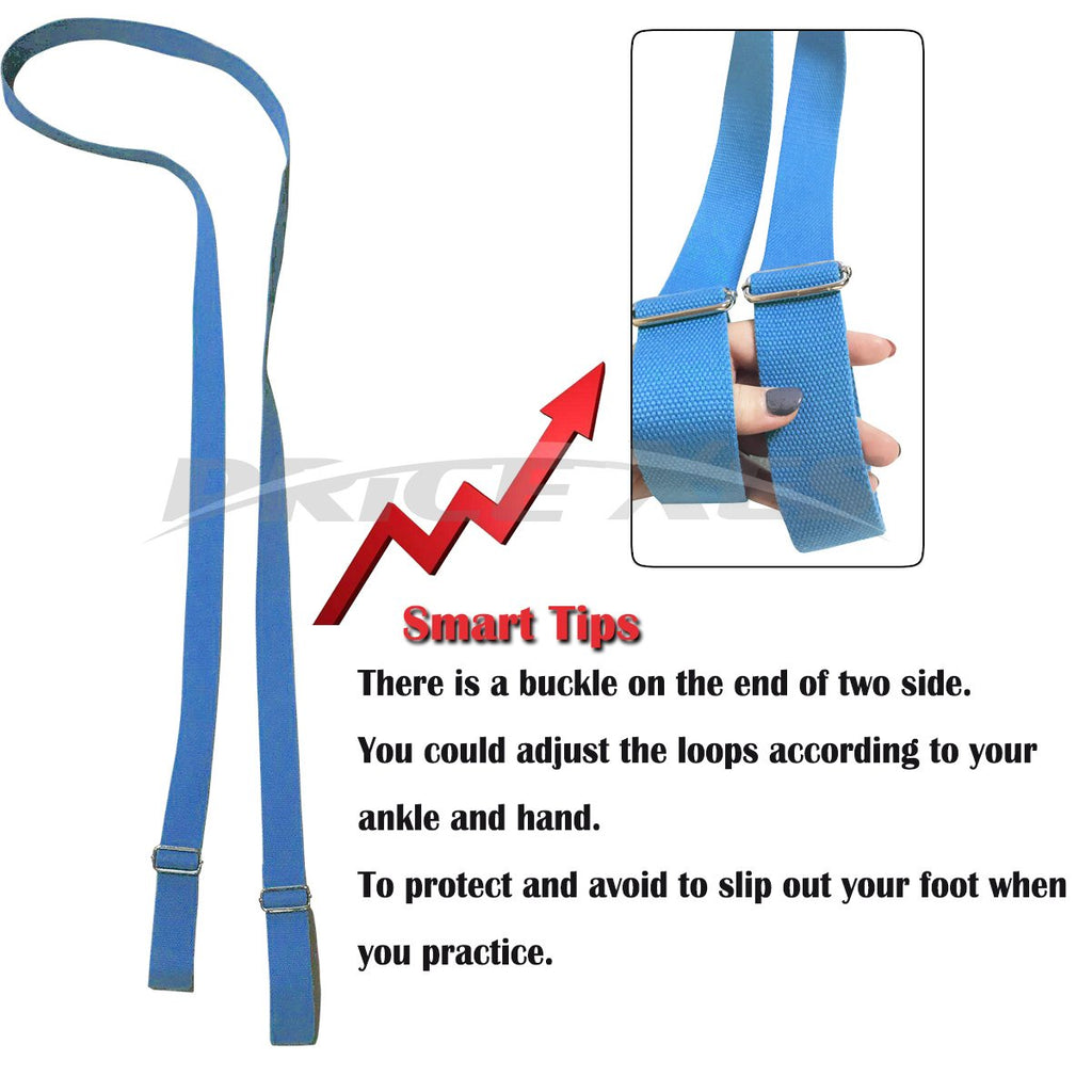 Adjustable Leg Stretcher Lengthen Ballet Stretch Band - Easy Install On Door Flexibility Stretching Leg Strap Great Cheer Dance