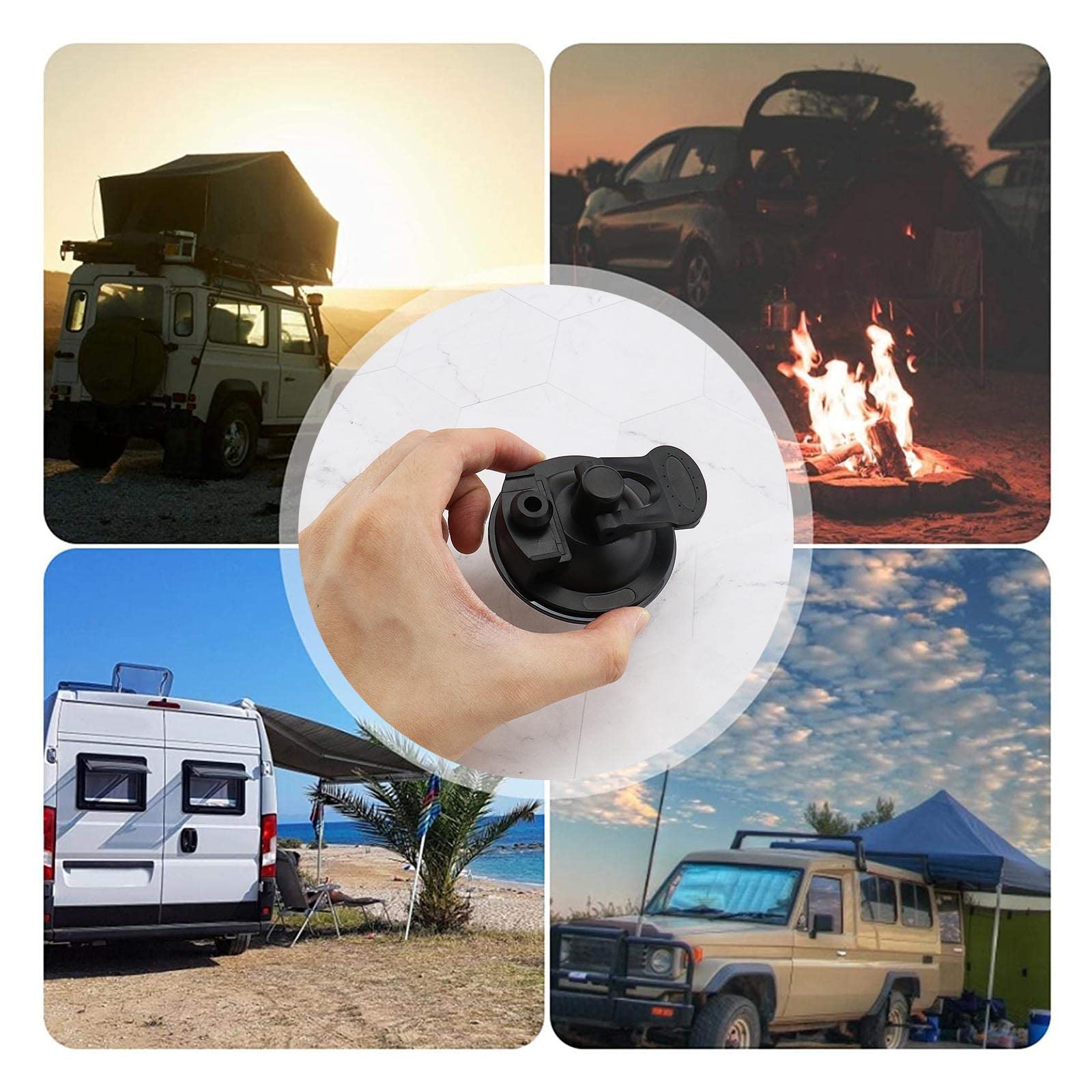 Create Idea 4Pcs Heavy Duty Suction Cup Anchor For Car Side Awning Boat Camping Tarp Outdoor Tent Household Bag Glass Motorhome