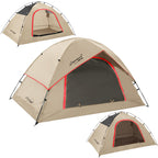 Vela Camping Tent For 2 Person, 4 Person, 6 Person - Waterproof Two Person Tents For Camping, Small Easy Up Tent For Family, Out