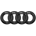 GM CLIMBING Black Small Rappel Ring 25kN for Rock Climbing Arborist Rescue Slackline Hammock 4-Pack