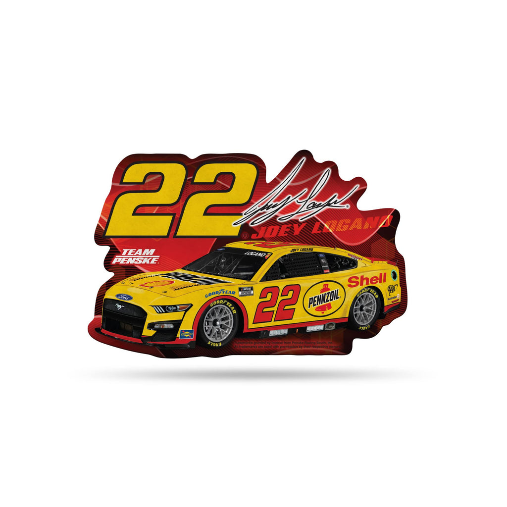 Rico Industries Nascar Racing Joey Logano #22 Penzoil Soft Felt Pennant - Ez To Hang - Home D  Cor (Game Room, Man Cave, Bed Roo