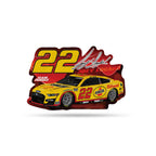 Rico Industries Nascar Racing Joey Logano #22 Penzoil Soft Felt Pennant - Ez To Hang - Home D  Cor (Game Room, Man Cave, Bed Roo