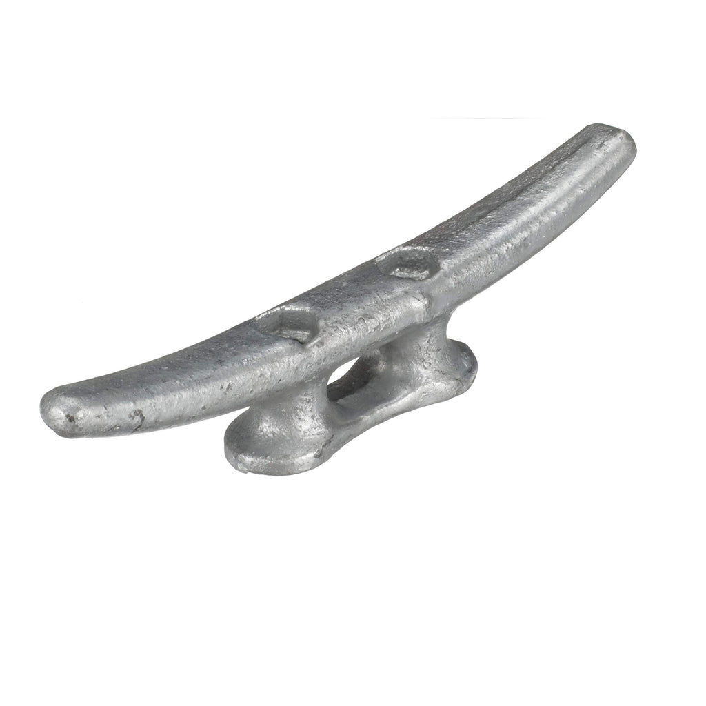 Attwood 12102L3 Cast Iron Cleat - 8 In. Long, 1 1/8 In. Wide, 1 5/8 In. High, Requires Two (2) 3/8-In. Fasteners, Silver