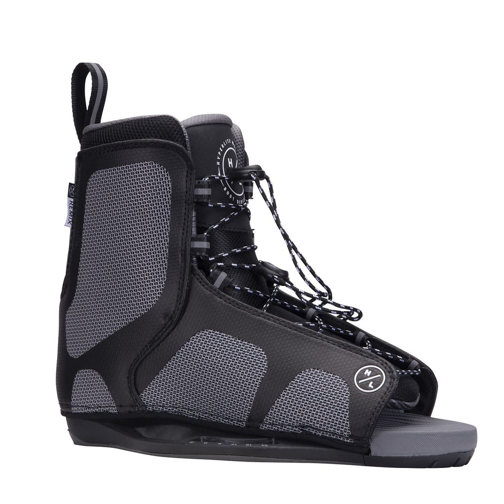 Hyperlite Remix Mens Wakeboard Bindings Black/Grey 10-14