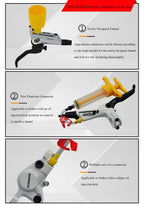 Cycearth Bicycle Hydraulic Disc Brake Oil Bleed Kit For All Brakes Shimano,Sram,Avid,Tektro,Magura,Hayes,Bike Brake Repair Tool