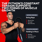 Core Prodigy Python Power Twister Bar - Upper Body Exercise For Chest, Shoulder, Forearm, Bicep And Arm Strengthening Workout Eq