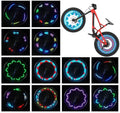 Bike Wheel Lights (2 Tire Pack) - Waterproof Led Bicycle Spoke Lights Safety Tire Lights - Great Gift For Kids Adults - 30 Diffe