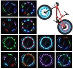 Bike Wheel Lights (2 Tire Pack) - Waterproof Led Bicycle Spoke Lights Safety Tire Lights - Great Gift For Kids Adults - 30 Diffe