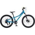 RoyalBaby 7-17 Kids Mountain Bike 24 Inch Wheels MTB Teens Sport Bicycle, Aluminium 8-Speed Hardtail Dual Disc Brakes Front Susp