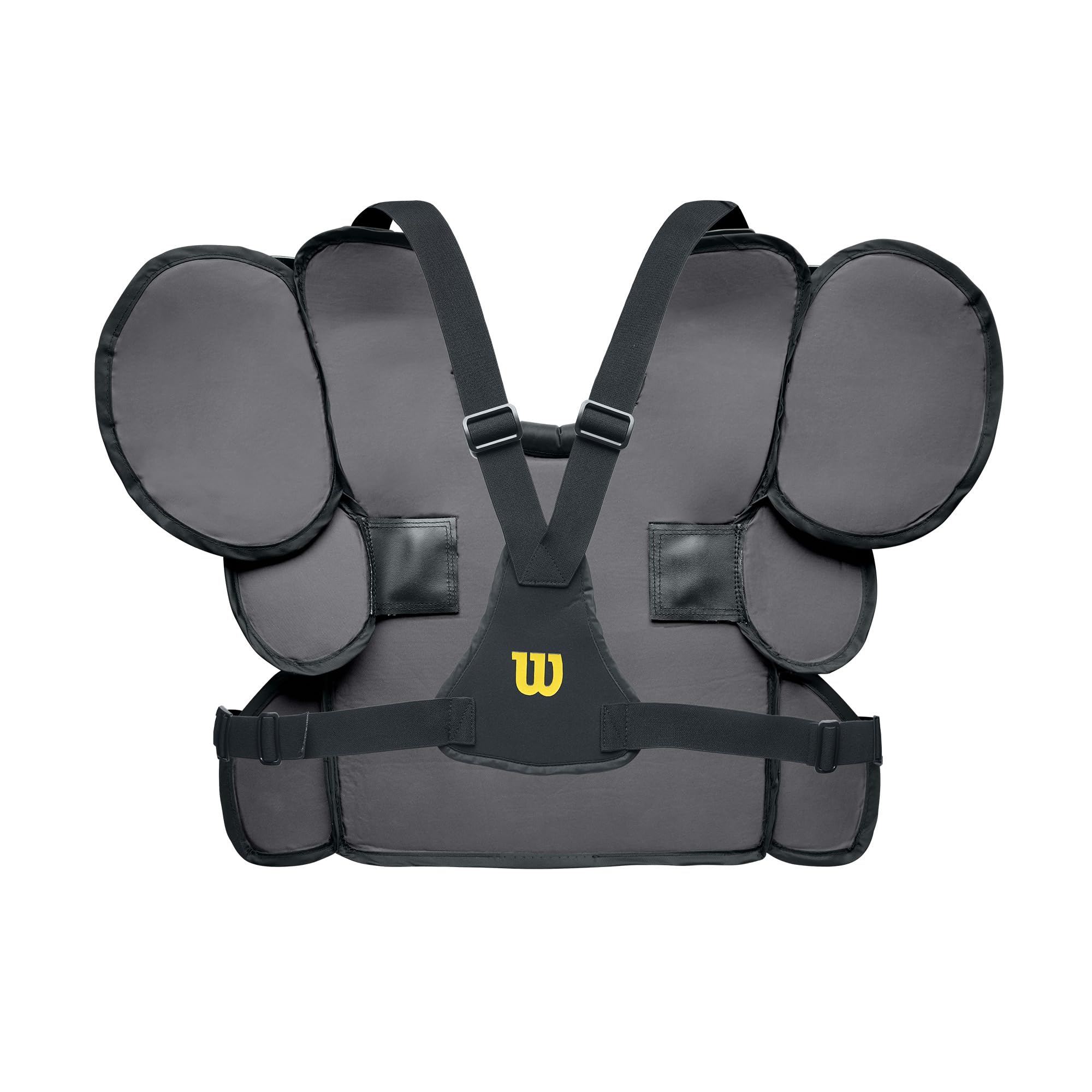 Wilson Pro Gold 2 Chest Protector - Memory Foam, Black/Charcoal, Large/X-Large