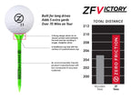 Zero Friction Victory 5-Prong Golf Tees (2-3/4 Inch, Green, Pack Of 40)
