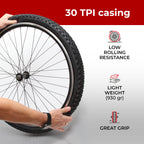 Fincci Pair 27.5 X 2.35 Inch 60-584 Foldable Tires For Road Mountain Mtb Mud Dirt Offroad Bike Bicycle (Pack Of 2)