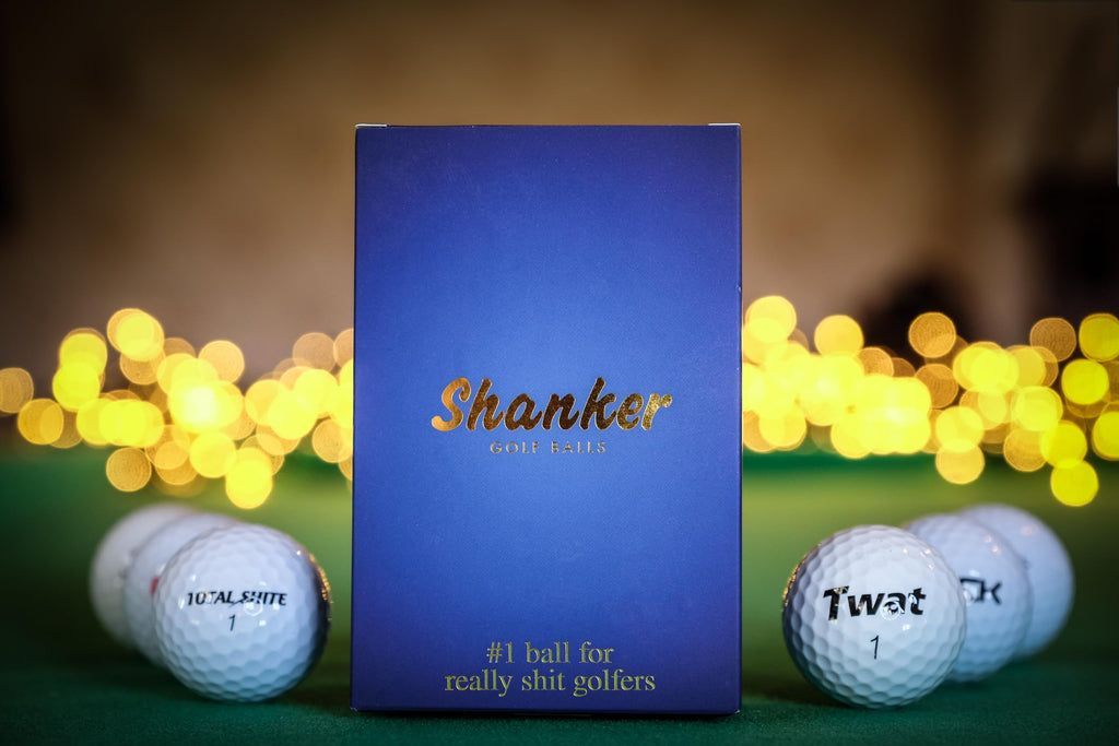 Shanker Golf Balls - Rude Trick Balls With Funny Sayings (6 Ball Gift Pack, Novelty Gag, Playing Quality) - Hero Edition - The #