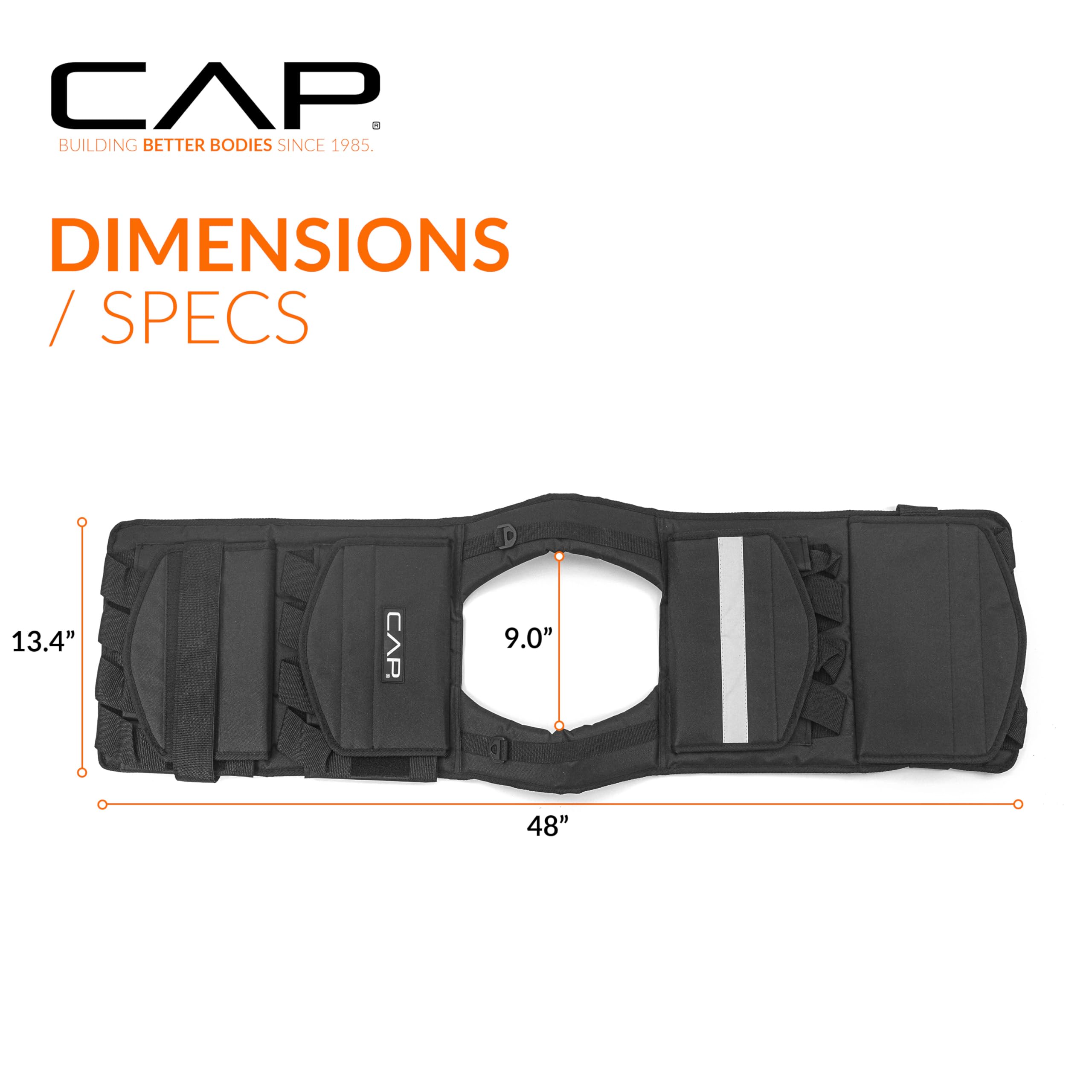 Cap Barbell Adjustable Weighted Vest, 70 Lb