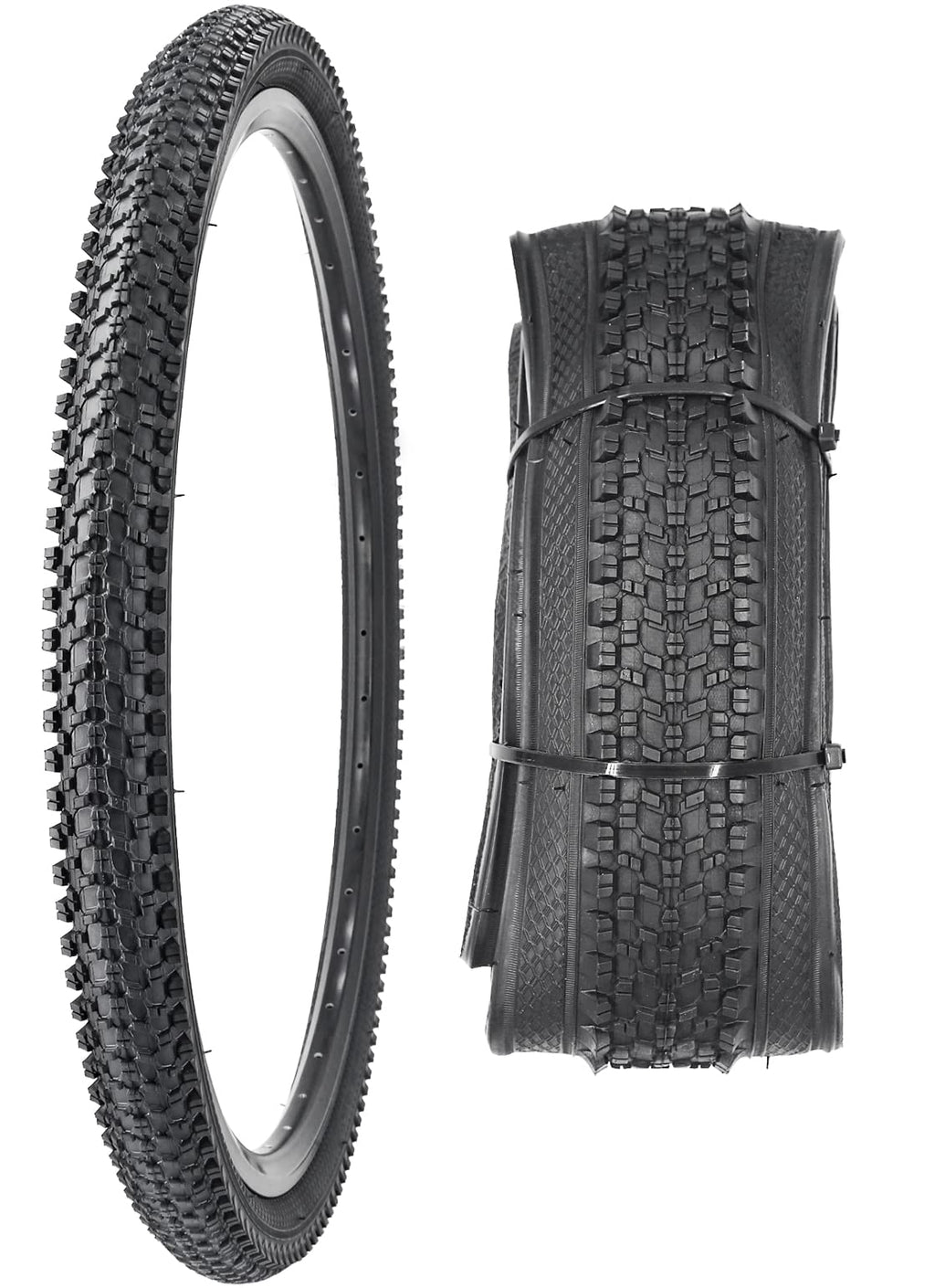 Bike Tire 24/26/27.5 X 1.95 27.5/29 X 2.125 Inch Folding Bead Replacement Bike Tire For Mountain Bike Mtb (24 X 1.95)