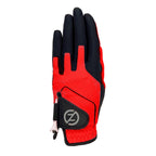 Zero Friction Junior Golf Gloves, Left Hand, One Size Golf, Red