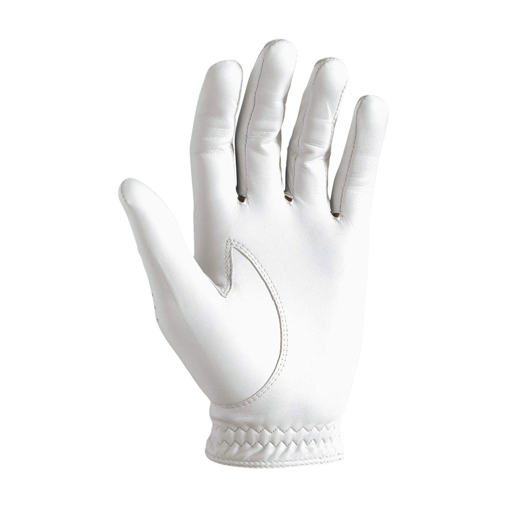 Footjoy Mens Pure Touch Limited Golf Gloves White Large, Worn On Left Hand
