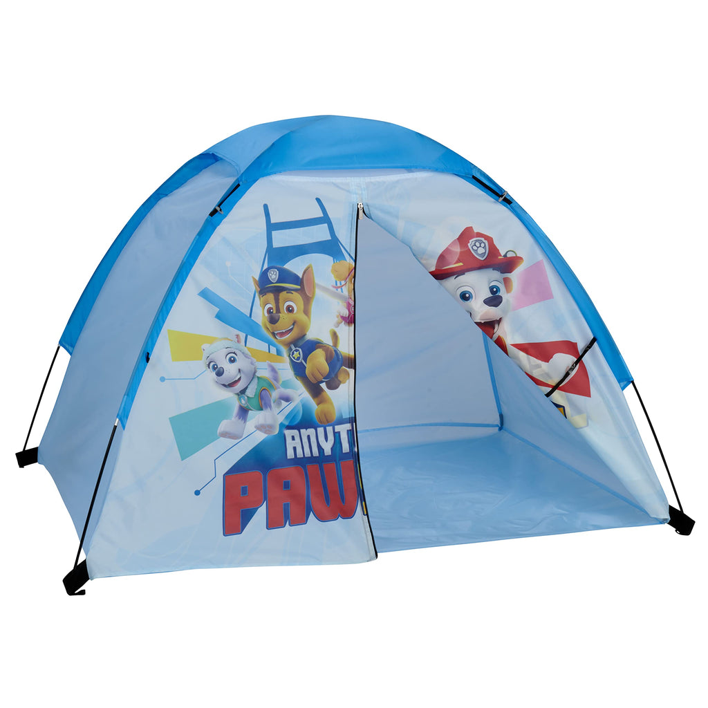 Exxel Outdoors Paw Patrol Kids Camp Set - Tent, Backpack, Sleeping Bag And Flashlight - 4 Piece Indoor/Outdoor Paw Patrol Kids S