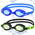 Starweh Kids Swim Goggles, 2 Pack Swimming Goggles No Leaking Anti Fog Kids Goggles For Boys Girls(Age 6-14)