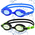 Starweh Kids Swim Goggles, 2 Pack Swimming Goggles No Leaking Anti Fog Kids Goggles For Boys Girls(Age 6-14)