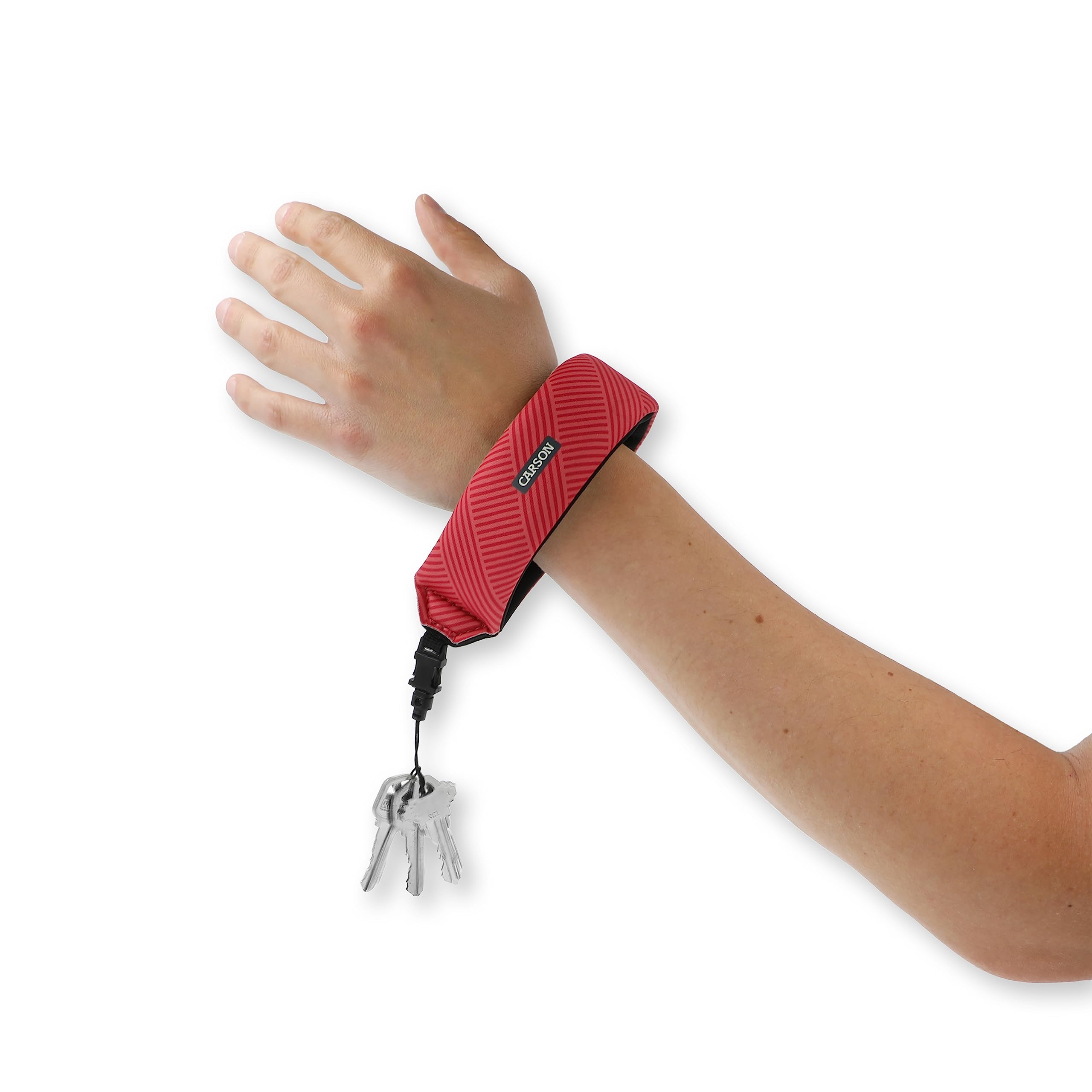 Floating Wrist Band With Lightweight Foam Core Technology - Crimson