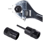 Qkurt Cassette Lockring Tools Set, 2Pcs Cassette Removal Tool Freewheel Maintenance Tool