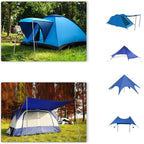 San Like Tent Pole Telescopic Adjustable Tarp Poles For Camping Canopy Awning Shelter Backpacking Hiking -(Adjustable Length - S