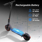 MAXSHOT Electric Scooter for Adults, 8.5/10/14 Tires, 19/22Mph, 350W/500W Motor, 21-28 Miles Range, Folding E-Scooter with Dual