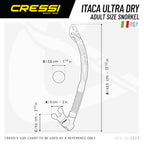 Cressi Itaca Ultra Dry, Black/Black