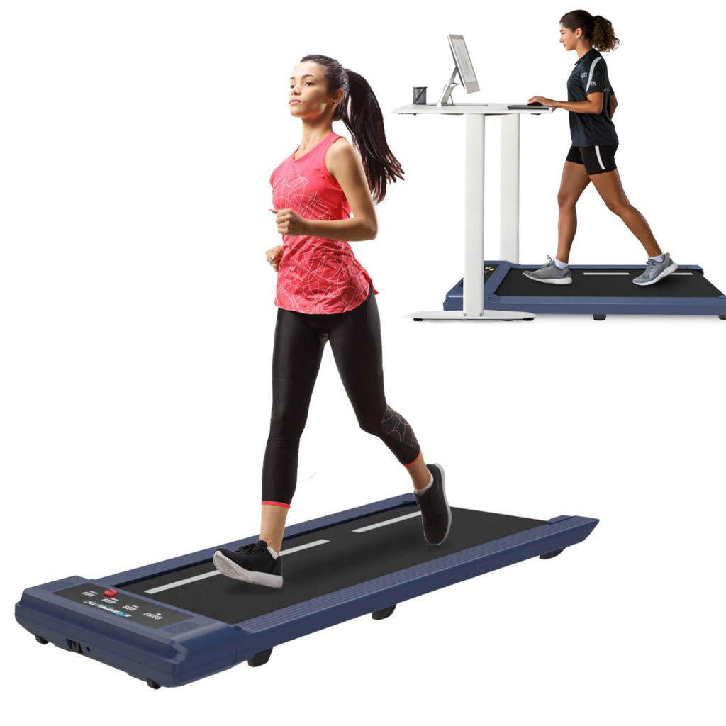 Exerpeutic 400 Lb. Capacity Heavy-Duty Walking/Jogging Exercise Treadmill Walking Pad- Home Gym Workout, Foldable Under Desk Des