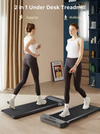 WALKINGPAD Z1 Foldable Walking Pad Treadmill for Home Office, Under Desk Treadmill with Adaptive Speed Control, Compact Design f