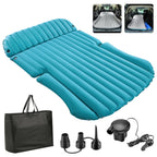 Kmz Suv Air Mattress Double-Sided Car Mattress Camping Bed Inflatable Bed With Electric Pump For Suv Trunk And Rear Seat - Gray