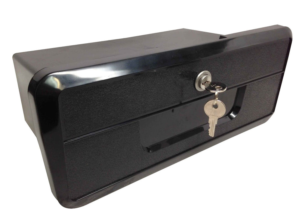 Pactrade Marine Boat Pontoon Yacht Storage Compartment Durable Standard Lightweight Lockable Abs Locking Plastic Glove Box Black