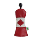 Foretra - Limited Edition Canada Flag Hybrid Headcover - Tour Quality Golf Club Cover - Style And Customize Your Golf Bag