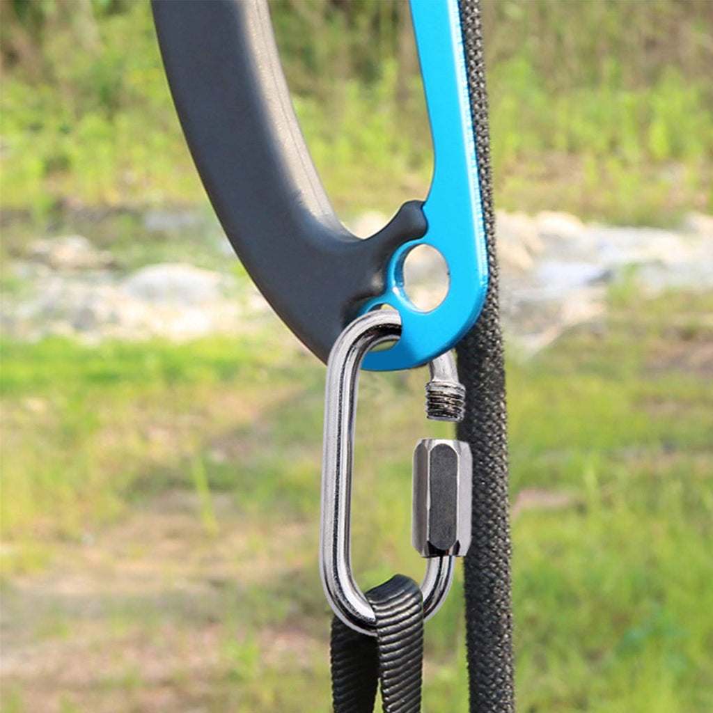 Wildken Adjustable Climbing Ascender Sling Foot Loop Ascender Webbing Sling For Outdoor Mountaineering, Rock Climbing, Expeditio