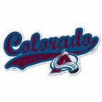 Rico Industries Nhl Colorado Avalanche Distressed Shape Cut Pennant - Home And Living Room D  Cor - Soft Felt Ez To Hang