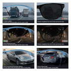 Yimi Polarized Photochromic Driving Z87 Sunglasses For Men Women Day And Night (8003-Blue Frame)