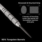Fat Cat By Gld Products Bulletz 90% Tungsten Steel Tip Darts With Storage/Travel Case, 23 Grams , Black