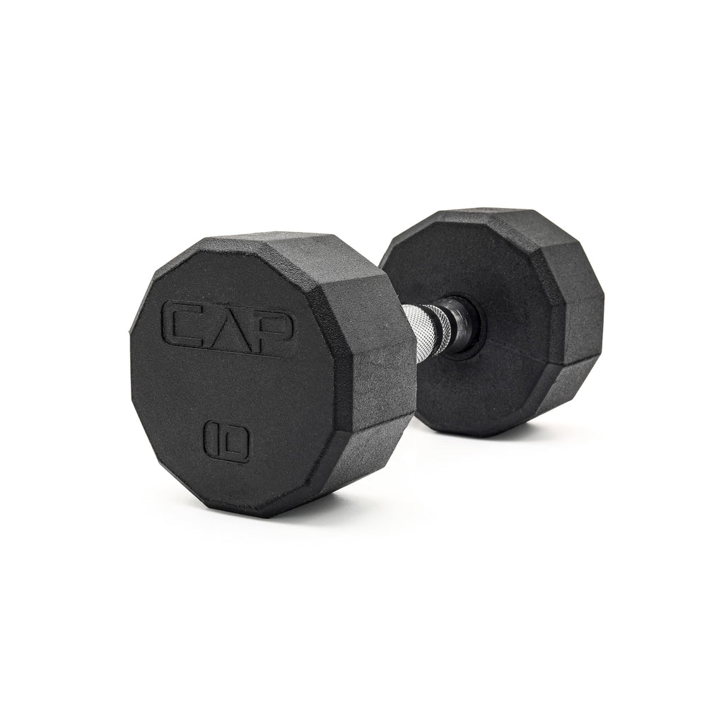 Cap Barbell 12-Sided Coated Dumbbell, 10 Lb