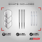 Red Dragon Javelin: 20G - Tungsten Darts Set With Flights And Stems