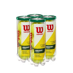 Wilson Sporting Goods Champ Rd Tennis Ball - 4 Can Pack,Yellow,4 Can Pack (12 Balls),Wrt100304
