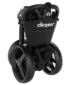 Clicgear Model 4.0 Golf Push Cart, 3-Wheel Foldable Walking Golf Cart (Black)