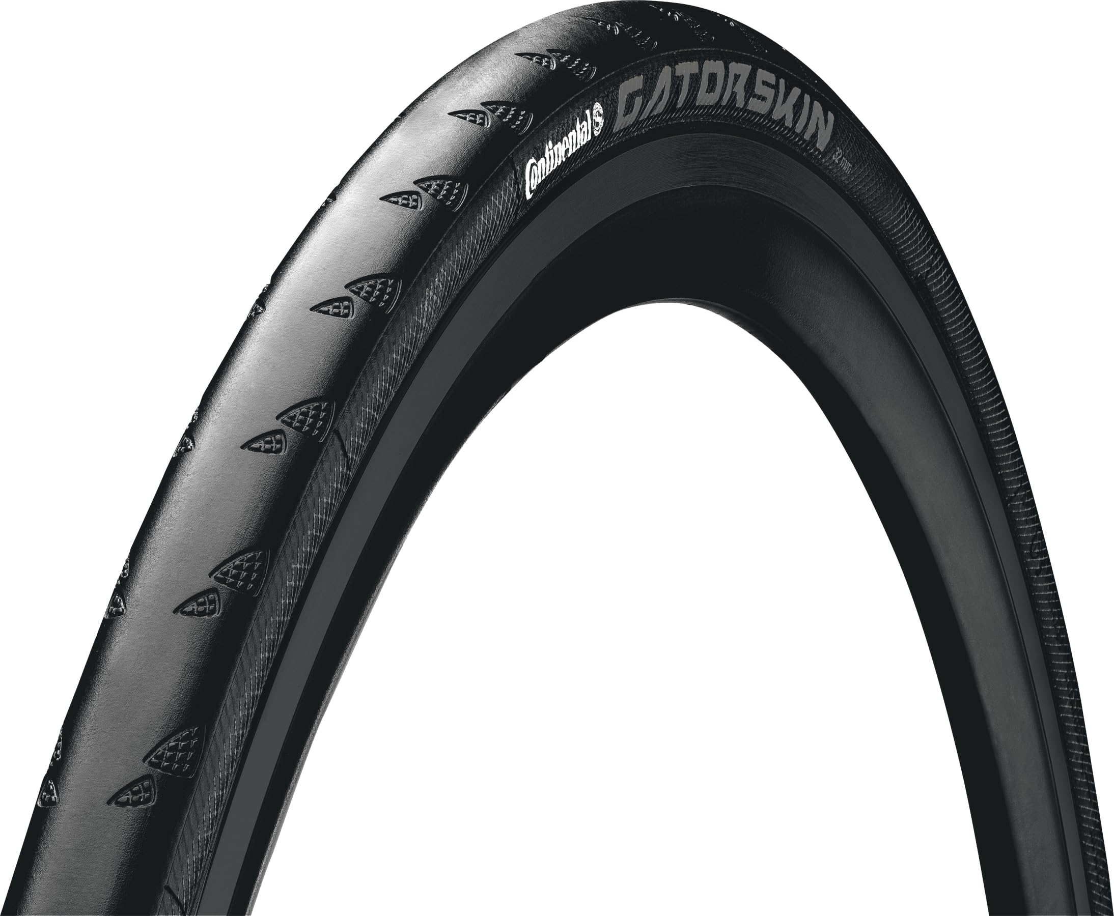 Continental Gatorskin Black Edition - Road Bike Tire | Tough Tire for Daily Riding - PolyX Breaker, Duraskin (Black) (700x23)