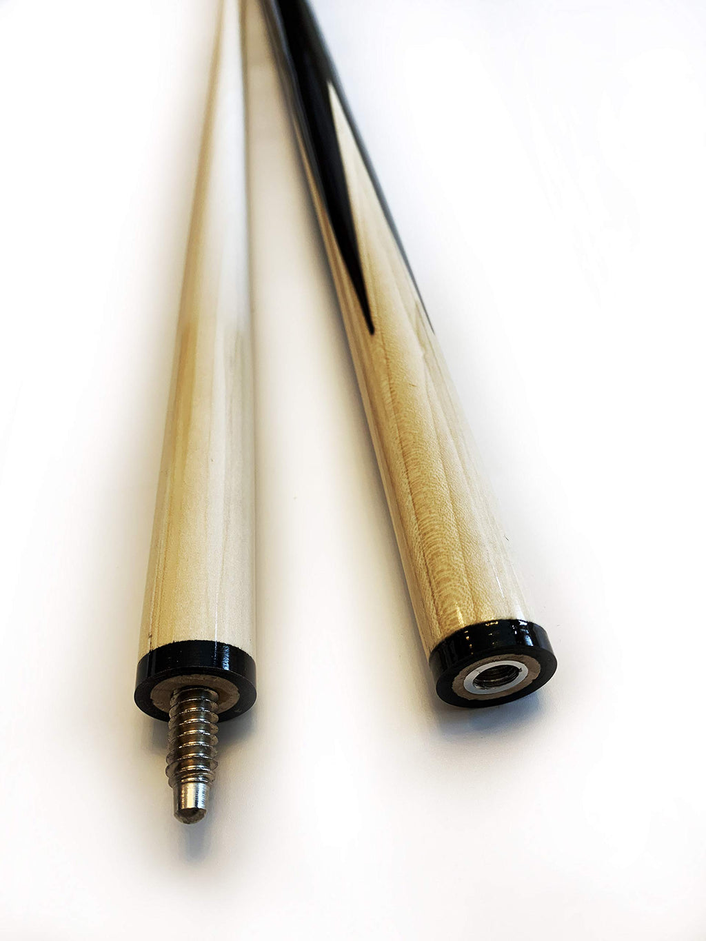 Phantasilet 2-Piece 58 Wooden Cue Sticks Pool Sticks, Pack Of 4