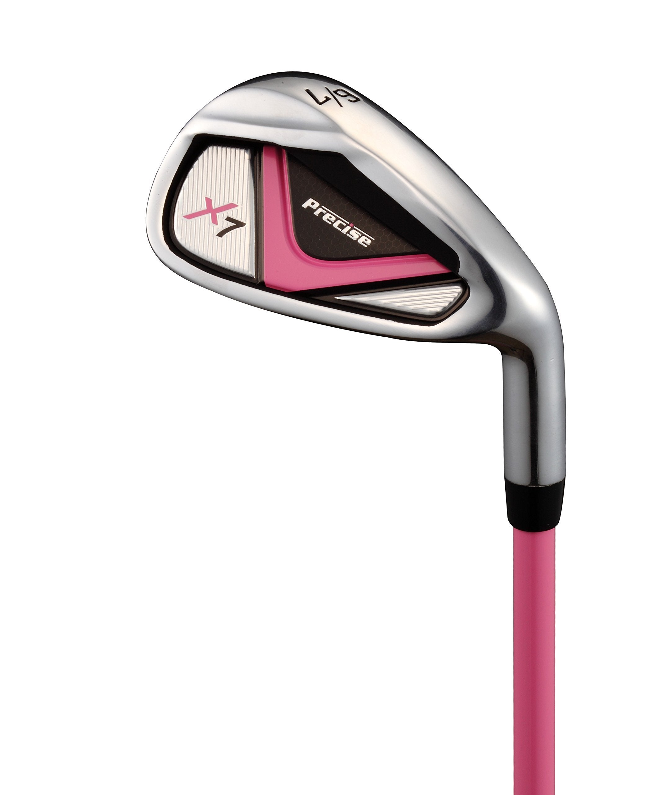 Distinctive Girls Pink Junior Golf Club Set For Age 3 To 5 ( Height 3' To 3'8'' ), Left Handed Only, Set Includes: Driver, Hybri